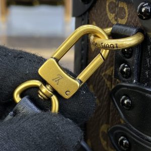 Replica Louis Vuitton Petite Malle Dark Brown - premium-grade designer purse dupe