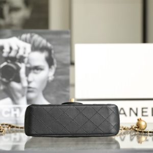 Replica CHANEL CF 17cm Golden Ball Black - premium-grade designer purse dupe