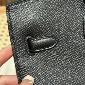 Replica Hermes Birkin Epsom Black Noir Gold - top-rated replica designer bag