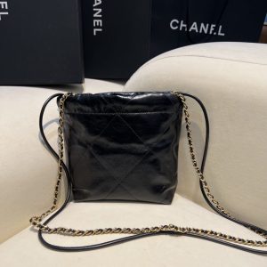Replica CHANEL 23s Mini Garbage Bag Black - 1:1 designer replica handbag