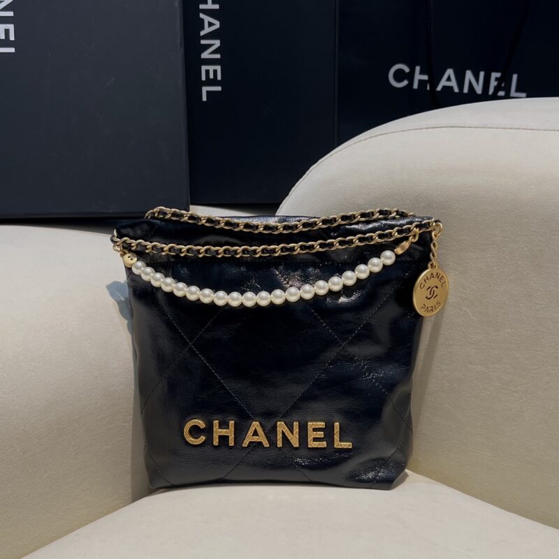 Replica CHANEL 23s Mini Garbage Bag Black - high-end fake designer purse