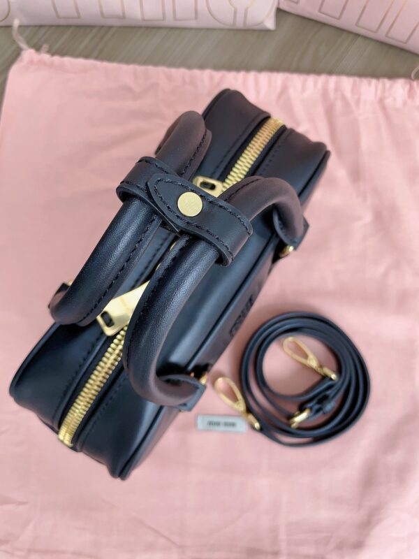 Replica Miu Miu Arcadie Small Full Black - premium-grade designer purse dupe