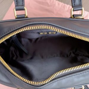 Replica Miu Miu Arcadie Small Full Black - top-rated replica designer bag