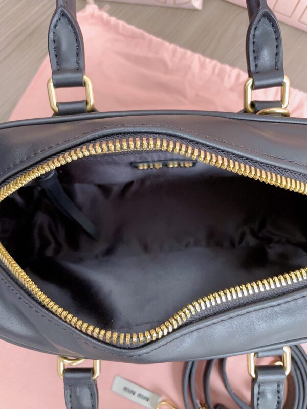 Replica Miu Miu Arcadie Small Full Black - top-rated replica designer bag