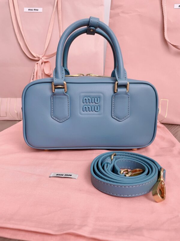 Replica Miu Miu Arcadie Small Full Blue - near-authentic luxury replica handbag