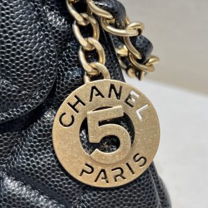 Replica CHANEL 23c Hobo Small Black - 1:1 designer replica handbag