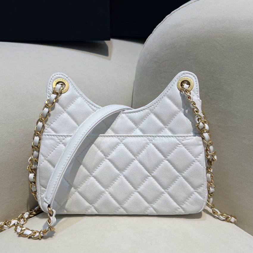 Replica CHANEL 23c Hobo Small White - best-selling designer handbag dupe