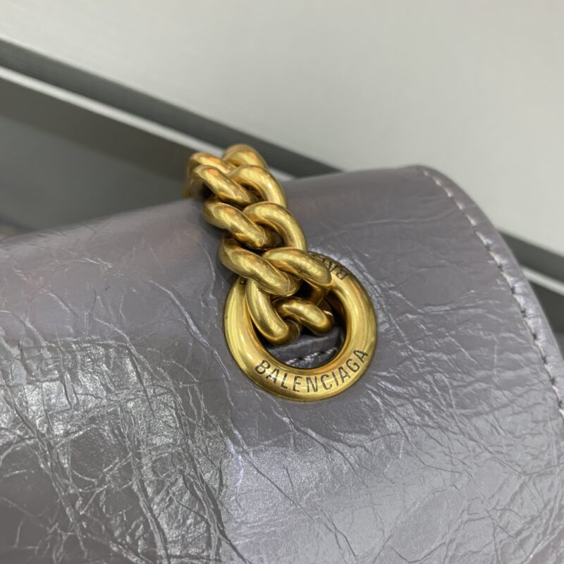 Replica Balenciaga Crush Small Grey - top-rated replica designer bag