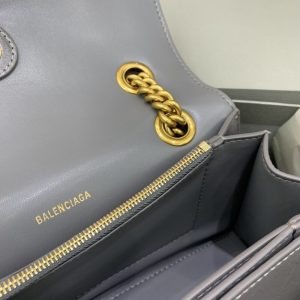 Replica Balenciaga Crush Small Grey - high-quality designer bag clone