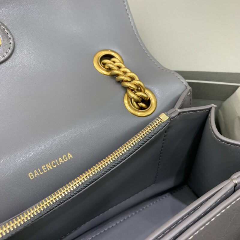 Replica Balenciaga Crush Small Grey - high-quality designer bag clone
