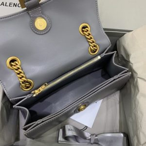 Replica Balenciaga Crush Small Grey - best quality luxury bag dupe