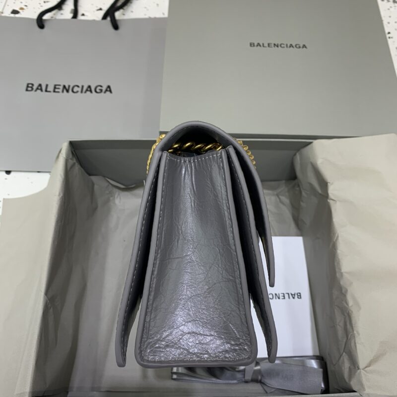 Replica Balenciaga Crush Small Grey - premium 1:1 fake handbag model