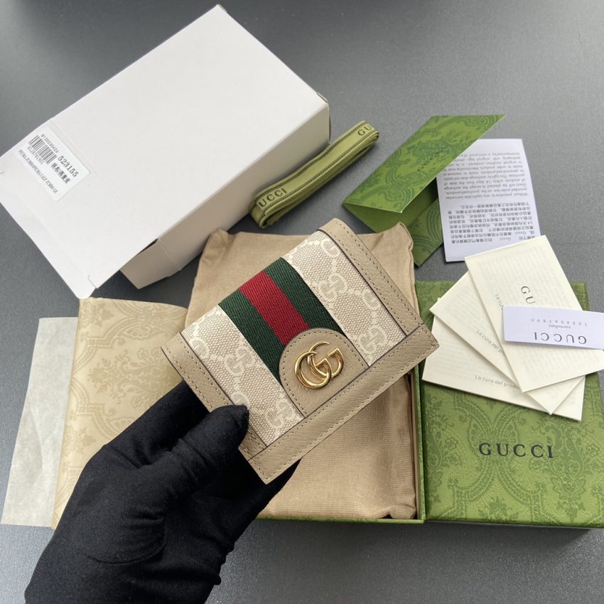 Replica Gucci Ophidia Compact White Wallet - best-selling designer handbag dupe
