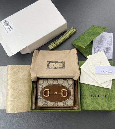 Replica Gucci Horsebit 1955 Wallet Brown - high-end fake designer purse
