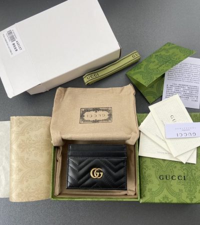 Replica Gucci Marmont Card Holder Black - ultra-realistic fake designer tote