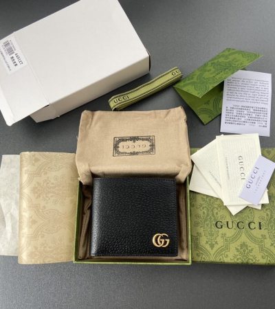Replica Gucci Marmont Wallet Black - top-rated replica designer bag