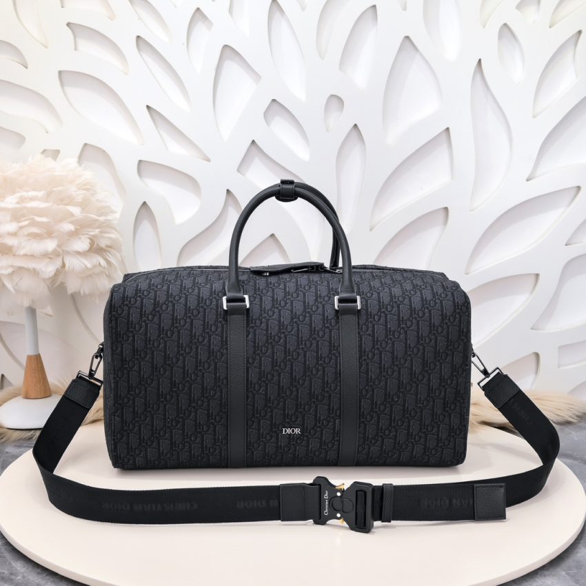 Replica Dior Jacquard Lingot 50 Black - best quality luxury bag dupe