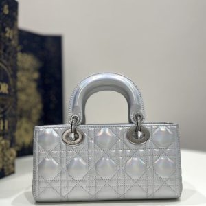 Replica Dior Lady D-Joy Bag Silver - authentic-look luxury purse replica