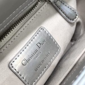 Replica Lady Dior Silver ABC - premium-grade designer purse dupe