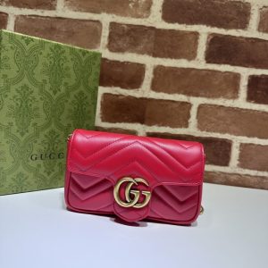 Replica Gucci Matelassé Mini Red - best-selling designer handbag dupe