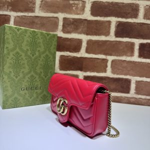 Replica Gucci Matelassé Mini Red - top-rated replica designer bag