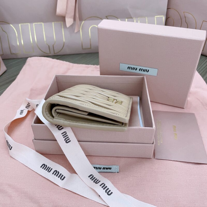 Replica Miu Miu Pocket Wallet Beige - best-selling designer handbag dupe