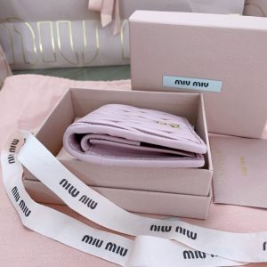 Replica Miu Miu Pocket Wallet Pink - elite superclone designer purse