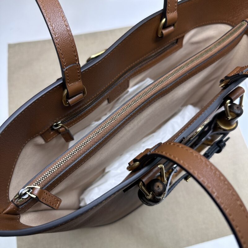 Replica Gucci Diana Medium Tote Bag Brown - top-tier luxury replica shoulder bag