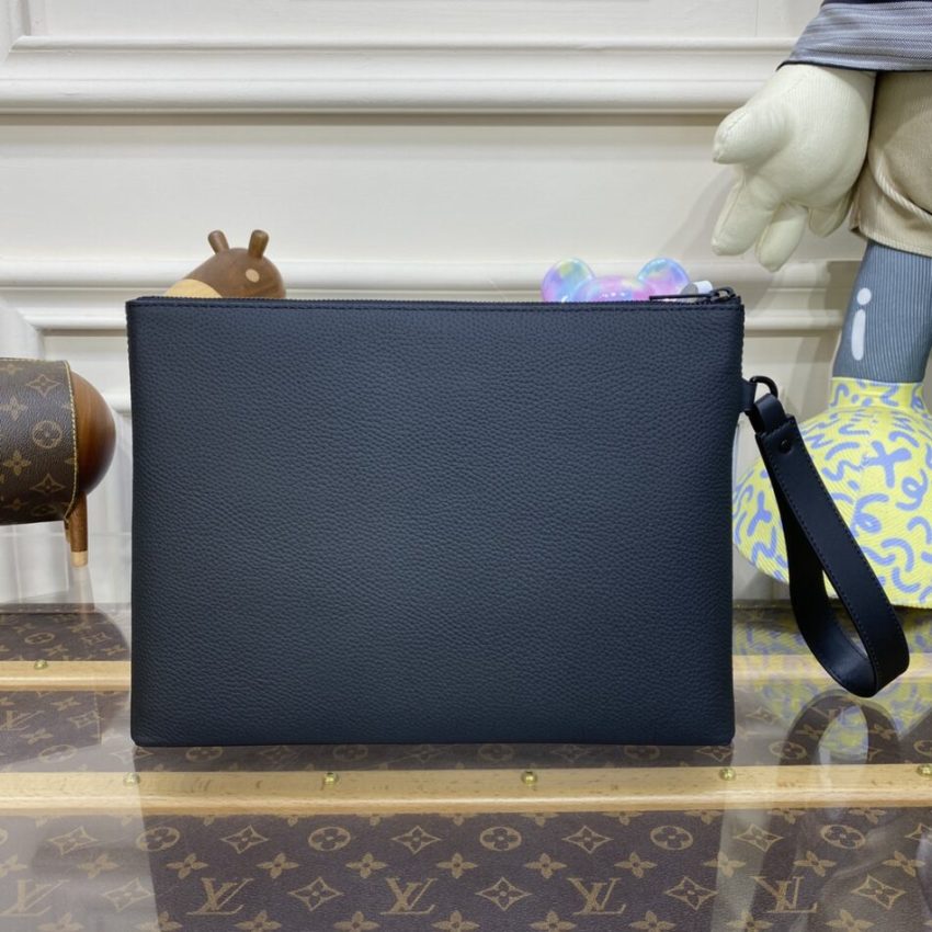 Replica Louis Vuitton Takeoff Pouch Black - best-selling designer handbag dupe