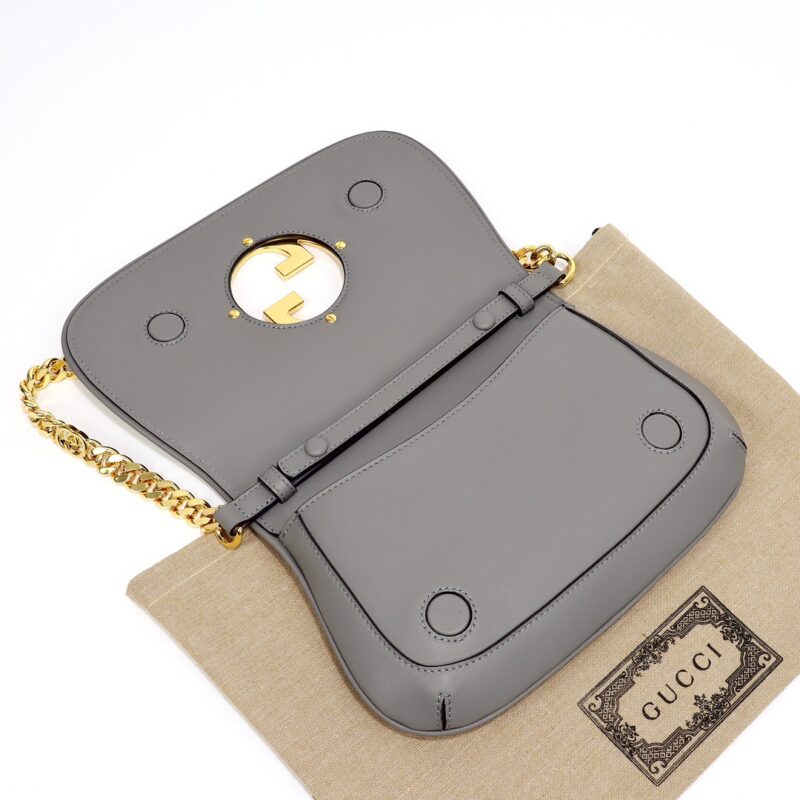 Replica Gucci Blondie Leather Grey - high-accuracy replica luxury purse
