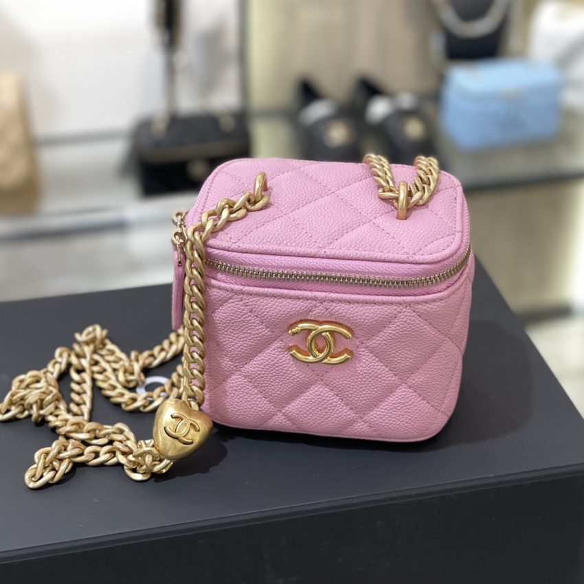 Replica CHANEL 23P Lipstick Bag Pink - 1:1 designer replica handbag