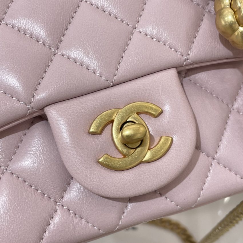 Replica CHANEL 23S Camellia Square Pink - premium 1:1 fake handbag model