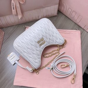Replica Miu Miu Matelassé White - elite superclone designer purse