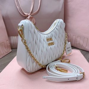 Replica Miu Miu Matelassé White - top-rated replica designer bag