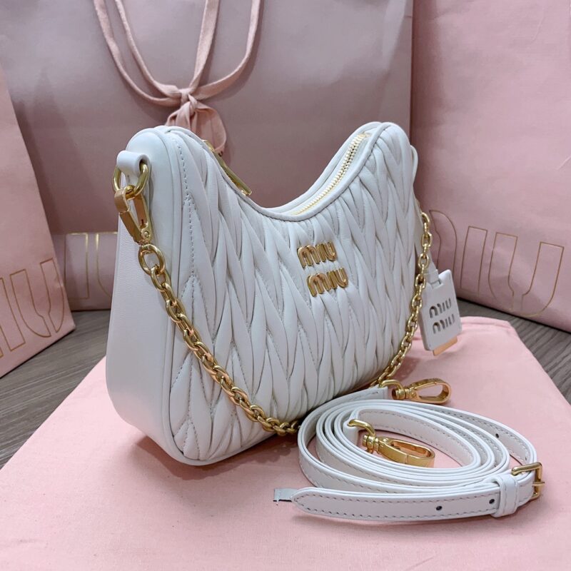 Replica Miu Miu Matelassé White - top-rated replica designer bag