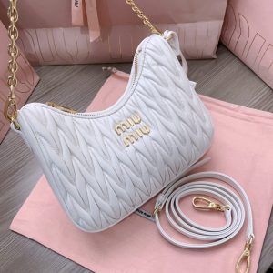 Replica Miu Miu Matelassé White - elite superclone designer purse