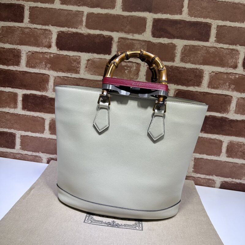 Replica Gucci Diana Medium Tote Bag White - near-authentic luxury replica handbag