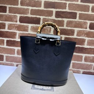 Replica Gucci Diana Medium Tote Bag Black - 1:1 designer replica handbag