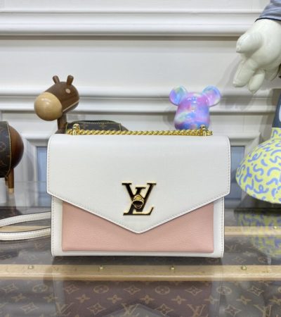 Replica Louis Vuitton My Lock White - near-authentic luxury replica handbag