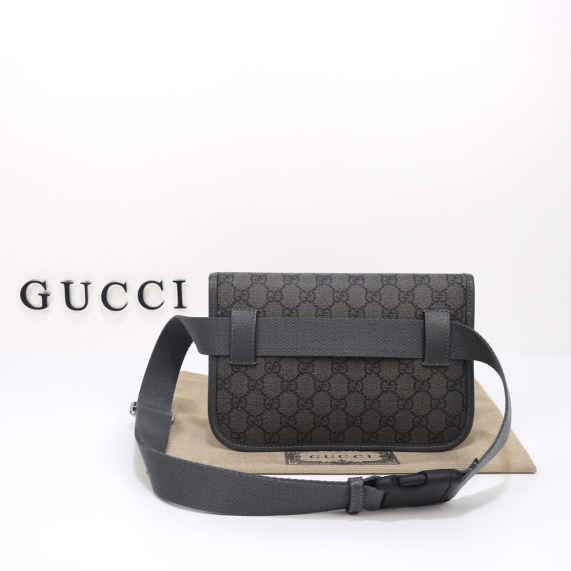 Replica Gucci Ophidia GG Small Waist Grey - high-accuracy replica luxury purse