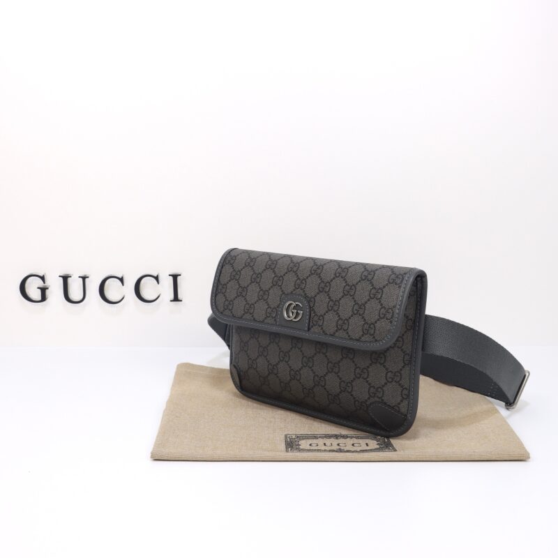 Replica Gucci Ophidia GG Small Waist Grey - near-authentic luxury replica handbag