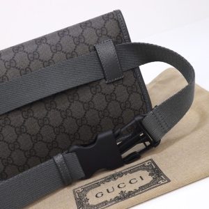 Replica Gucci Ophidia GG Small Waist Grey - top-rated replica designer bag
