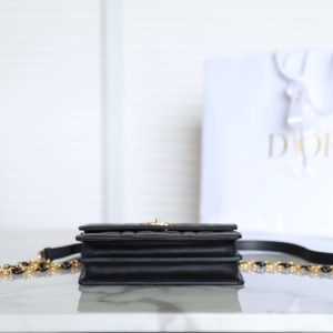 Replica Dior Miss Caro Black - premium 1:1 fake handbag model