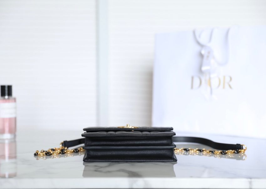 Replica Dior Miss Caro Black - premium 1:1 fake handbag model