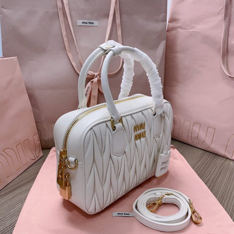 Replica Miu Miu Arcadie Medium White - elite superclone designer purse