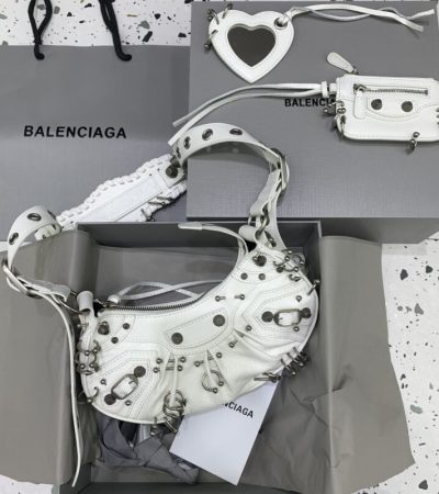 Replica Balenciaga Le Cagole White - authentic-look luxury purse replica