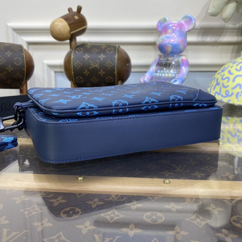 Replica Louis Vuitton Trio Messenger Blue - realistic designer-inspired fake bag