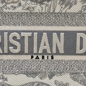 Replica Dior Tote Book Tiger Grey - authentic-look luxury purse replica