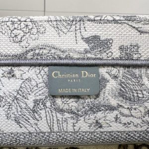 Replica Dior Tote Book Tiger Grey - high-quality designer bag clone