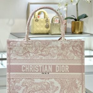 Replica Dior Tote Book Pink Tiger - realistic designer-inspired fake bag